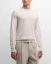 Theory Riland Sweater In Fine Bilen In Baltic