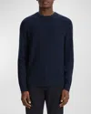 Theory Riland Sweater In Fine Bilen In Baltic