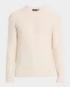 Theory Hilles Crewneck Sweater In Cashmere In Neutral