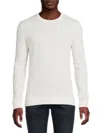 Theory Hilles Crewneck Sweater In Cashmere In Ivory