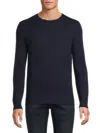 Theory Riland Harman Merino Wool Blend Pullover In Navy