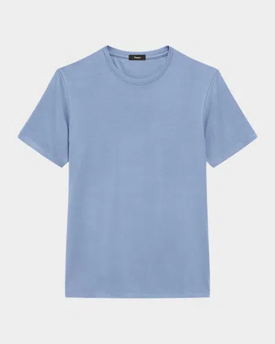 Theory Men's Ryder Short-sleeve T-shirt In Blue