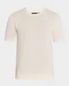 Theory Textured Short Sleeve Sweater