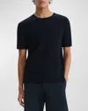 Theory Men's Soft Cable-knit T-shirt In Baltic