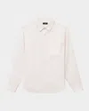 Theory Men's Solid Linen Sport Shirt