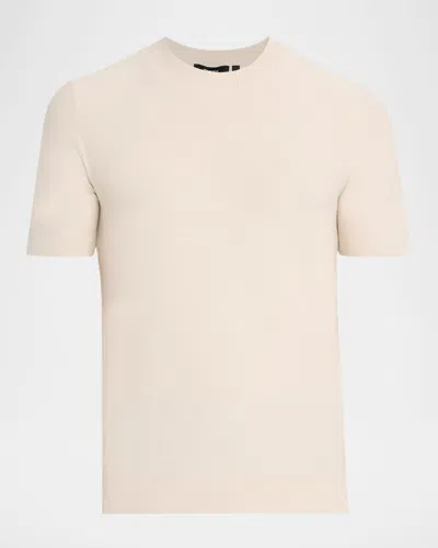 Theory Men's Soris Short-sleeve Knit T-shirt In White