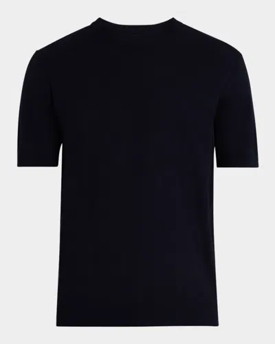 Theory Men's Soris T-shirt In Light Bilen In Baltic