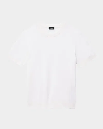 Theory Men's Soris T-shirt In Light Bilen In White