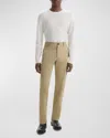 Theory Men's Straight Twill Cargo Pants In Black