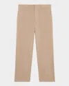 Theory Men's Stretch Twill Straight-fit Chino Pants In Brown