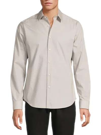 Theory Men's Sylvain Cotton Shirt In Multi