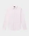 Theory Men's Sylvain Shirt In Structure Knit In Dogwood