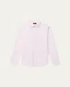 Theory Men's Sylvain Shirt In Structure Knit In Pink