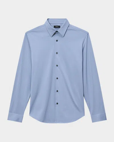 THEORY MEN'S SYLVAIN SHIRT IN STRUCTURE KNIT