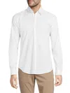 Theory Men's Sylvain Solid Shirt In White