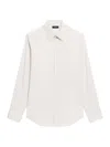 Theory Men's Sylvain Stripe Cotton-blend Shirt In Feather Multi