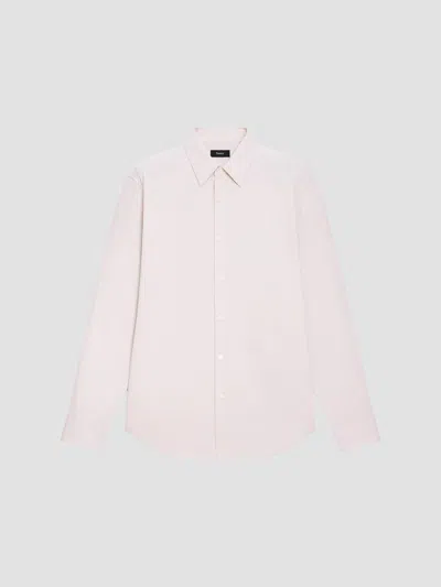 Theory Men's Sylvain Structure Knit Shirt In Neutral