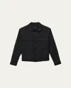 Theory Men's The River Jacket In Neoteric Twill In Black