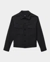 Theory Men's The River Jacket In Neoteric Twill In Blk