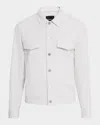 Theory Men's The River Jacket In Neoteric Twill In Fog