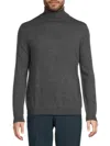 Theory Men's Vilass Merino Wool Blend Sweater In Charcoal