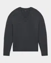 Theory Heavy Wool Sweater In Pestle Melange