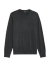 Theory Men's Wool Crewneck Sweater In Gray