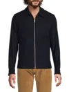 Theory Milo Zip Knit Jacket In Eclipse