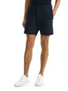 Theory Zaine Cotton Blend Shorts In Baltic