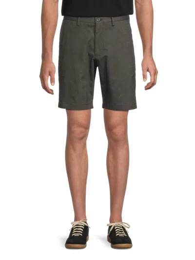 Theory Men's Zaine Cotton-blend Shorts In Animal Print