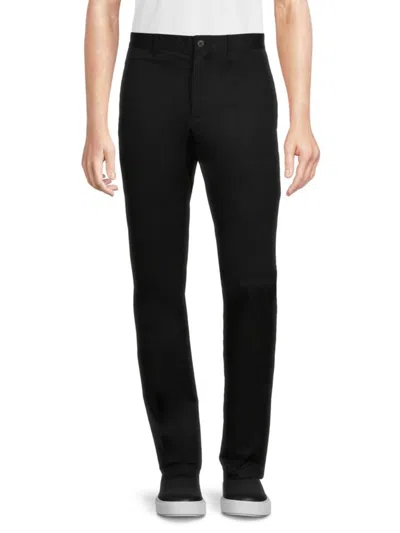 Theory Men's Zaine Mid Rise Straight Pants In Black