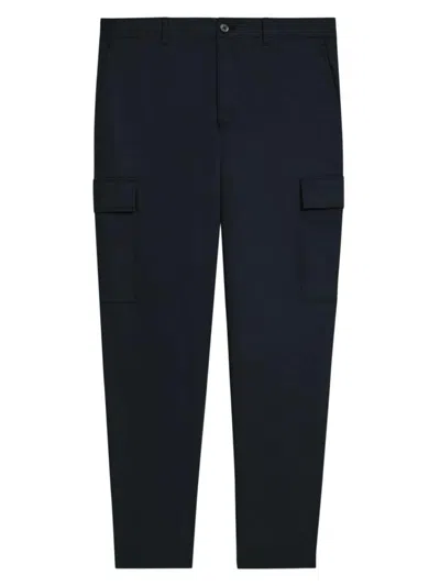 Theory Men's Zaine Pants In Hanson Twill In Blue