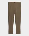 Theory Zaine Slim Straight Stretch Pants In Precision Ponte In Brown