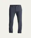 Theory Men's Zaine Precision Ponte Slim-straight Chino-style Pants In Black