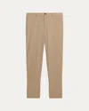 Theory Men's Zaine Precision Ponte Slim-straight Chino-style Pants In Brown