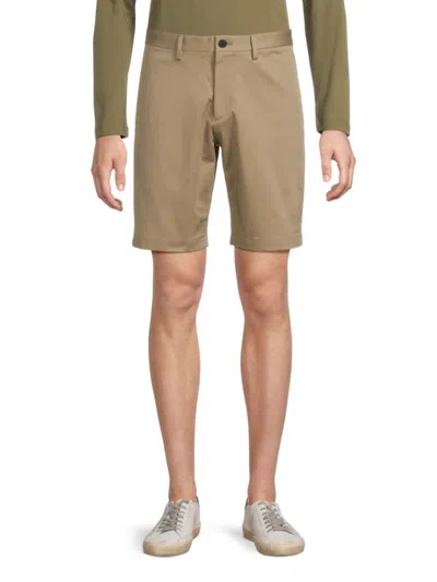 Theory Men's Zaine Slim-fit Twill Shorts In Bark