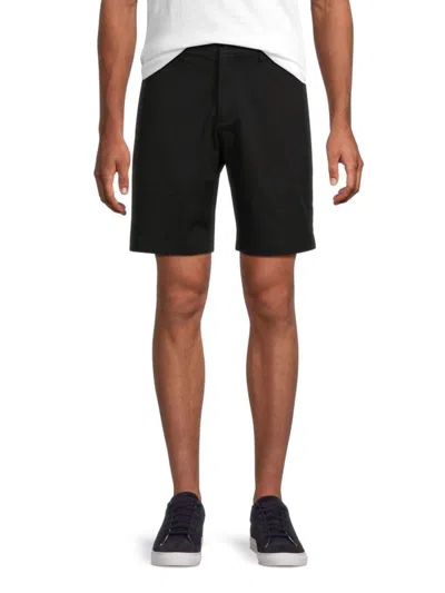 Theory Men's Zaine Slim-fit Twill Shorts In Black