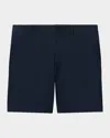 Theory Men's Zaine Solid Shorts In Baltic