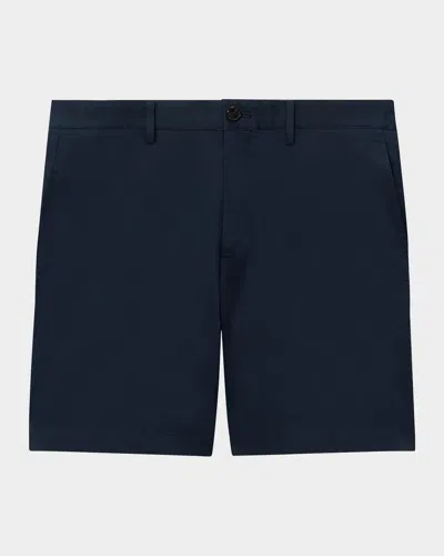 Theory Men's Zaine Solid Shorts In Baltic
