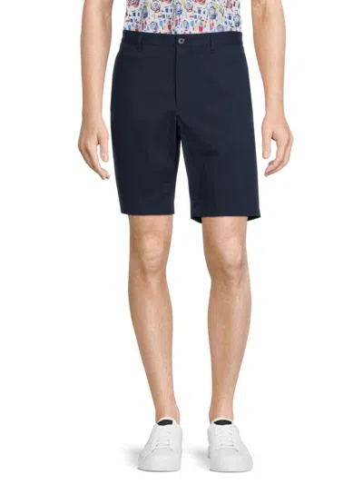 Theory Men's Zaine Solid Shorts In Eclipse