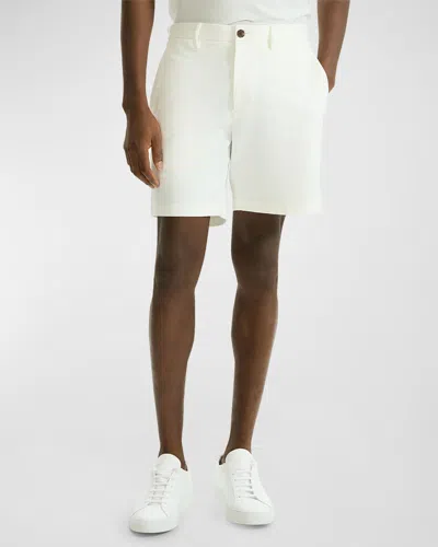 Theory Men's Zaine Stretch Twill Shorts In White