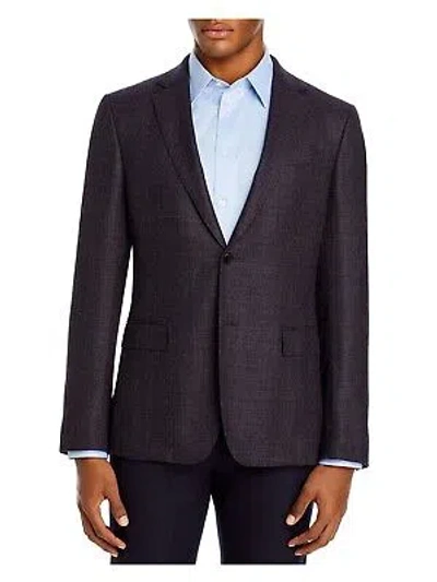 Pre-owned Theory Mens Bowery Navy Extra Slim Fit Wool Blend Suit Separate Blazer 38s