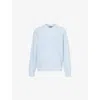 Theory Mens Skylight Melange Round-neck Long-sleeves Wool And Cashmere-blend Jumper In Skylight Melange