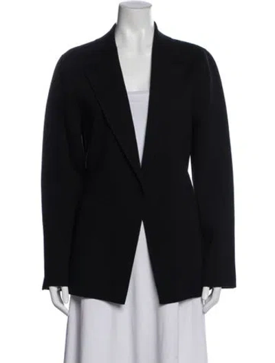 Pre-owned Theory Merino Wool Blazer In Black