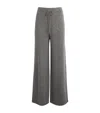 Theory Cashmere & Wool-blend Cozy Track Pant In Grey