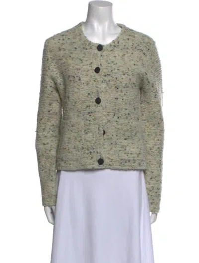 Pre-owned Theory Merino Wool Crew Neck Sweater In Gray