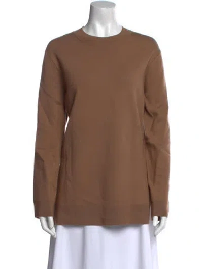 Pre-owned Theory Merino Wool Crew Neck Sweater W/ Tags In Neutral
