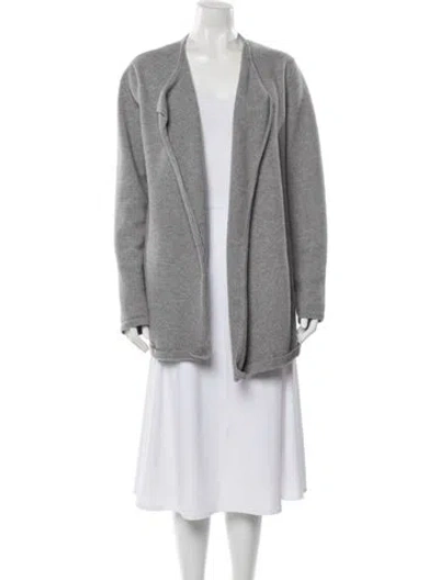 Pre-owned Theory Merino Wool Jacket In Gray