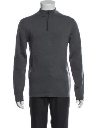 Pre-owned Theory Merino Wool Jacket In Grey