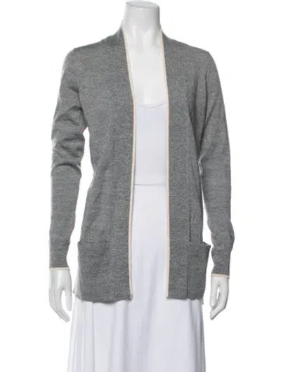Pre-owned Theory Merino Wool Jacket In Grey